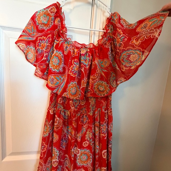 Rabbit Rabbit Rabbit Red Floral Dress - Picture 2 of 4